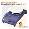 Digital Hot Plate Magnetic Stirrer Porcelain Plate AMTAST PRO