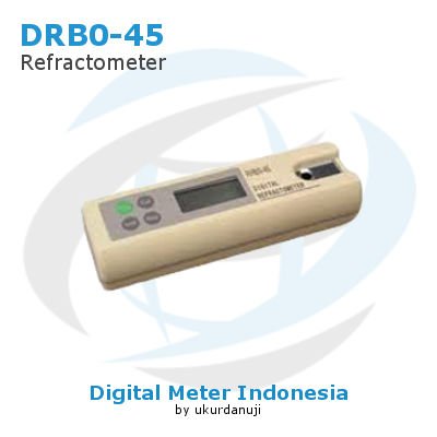 Alat Ukur Refraktometer Brix AMTAST DRB0-45