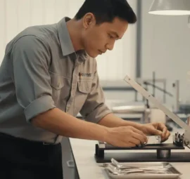 Adhesion Tester NOVOTEST C15178 - alat ukur portabel dengan layar digital dan probe untuk uji gores.