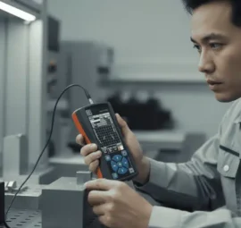 NOVOTEST UD2301 - Alat pendeteksi retakan portabel untuk inspeksi implan titanium.