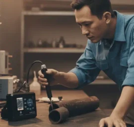 Alat Analisa Struktur Baja NOVOTEST KRC-M2 - perangkat portabel untuk mengukur tegangan sisa pada logam.