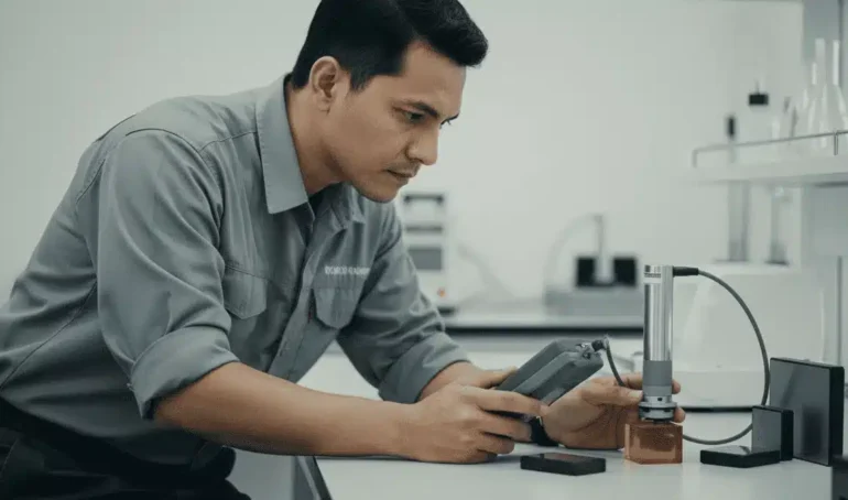 Alat Pengukur Kekerasan NOVOTEST TU3 - alat uji kekerasan resin dengan indikator jarum