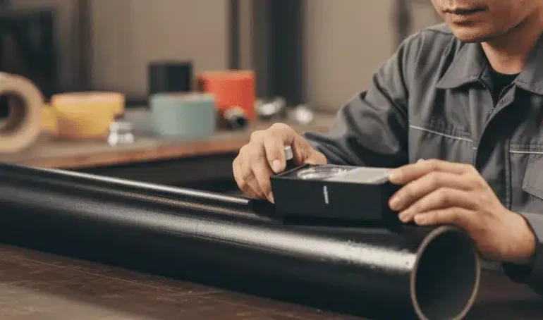 Alat Uji Adhesi NOVOTEST CM4219 - alat uji adhesi digital untuk coating aspal pipa bawah tanah, sesuai standar ASTM.