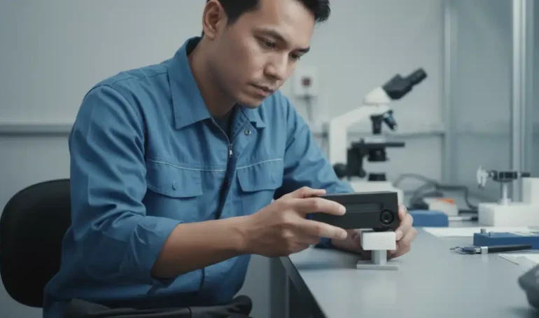 Alat Uji Kekerasan NOVOTEST BH2815 - perangkat portabel uji kekerasan untuk kualitas implan UHMWPE