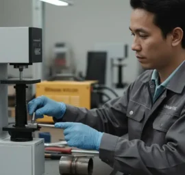 Alat Uji Kekerasan Digital Brinell NOVOTEST TB-B-C - perangkat uji portabel untuk pengukuran kekerasan HAZ pengelasan pipa