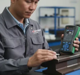 Alat Uji Kekerasan Gabungan NOVOTEST T-UD3 - perangkat portabel untuk deteksi work hardened layer pada rail head