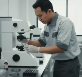 Alat Uji Kekerasan Mikro NOVOTEST TB-MCV-1M - Mikrohardness tester untuk deteksi retak lelah pada lubang countersink