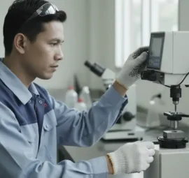 Alat Uji Kekerasan NOVOTEST TB-B-CM - Perangkat Brinell digital dengan layar dan probe untuk pengujian kekerasan material.