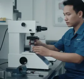 Alat Uji Kekerasan NOVOTEST TB-MCV-1A - perangkat portabel presisi tinggi untuk deteksi work hardening implan medis.