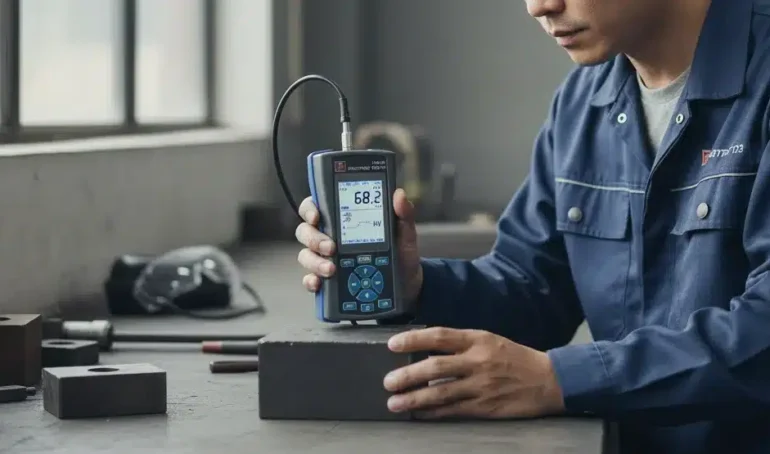 Alat Uji Kekerasan NOVOTEST TD3 - alat uji kekerasan portabel dengan layar digital dan probe