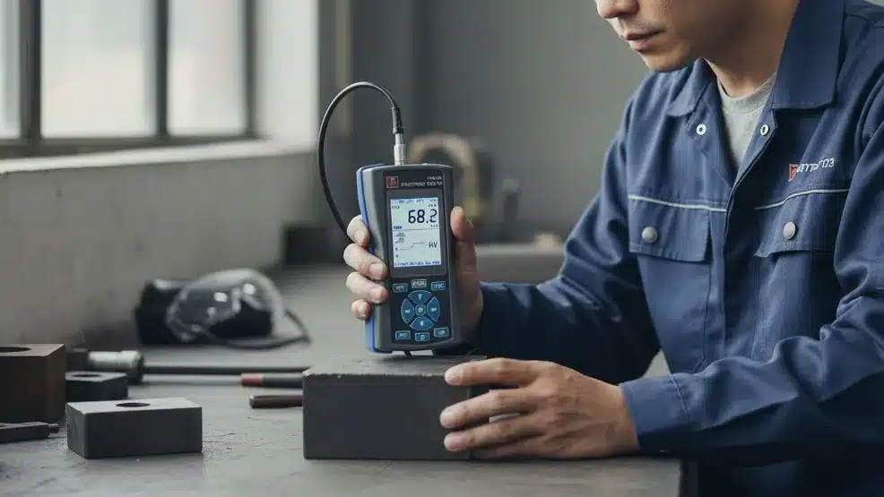 Alat Uji Kekerasan NOVOTEST TD3 - alat uji kekerasan portabel dengan layar digital dan probe