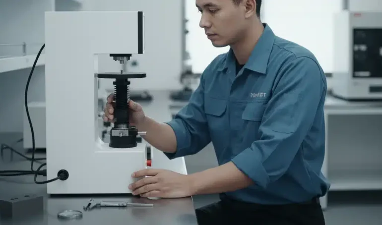Alat Uji Kekerasan Digital NOVOTEST TB-R-C - pengukur kekerasan sheet metal digital