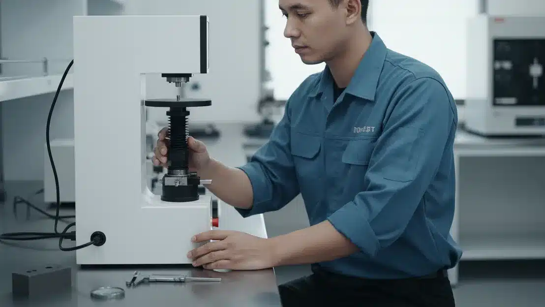 Alat Uji Kekerasan Digital NOVOTEST TB-R-C - pengukur kekerasan sheet metal digital