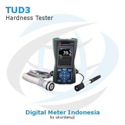 Alat Uji Kekerasan NOVOTEST TUD3 - perangkat genggam dengan layar digital dan probe uji dual-mode UCI dan Leeb.