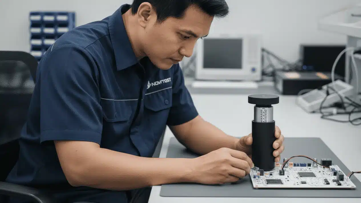 Alat Uji Adhesi NOVOTEST AC-4624 - perangkat uji adhesi portabel untuk kontrol kualitas enkapsulasi epoxy.