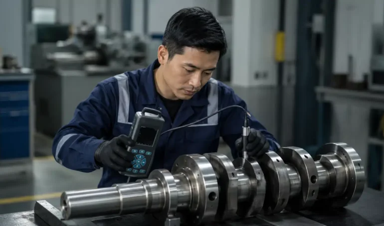 cara untuk Memastikan Kekerasan Merata pada Crankshaft Pakai NOVOTEST T-U3