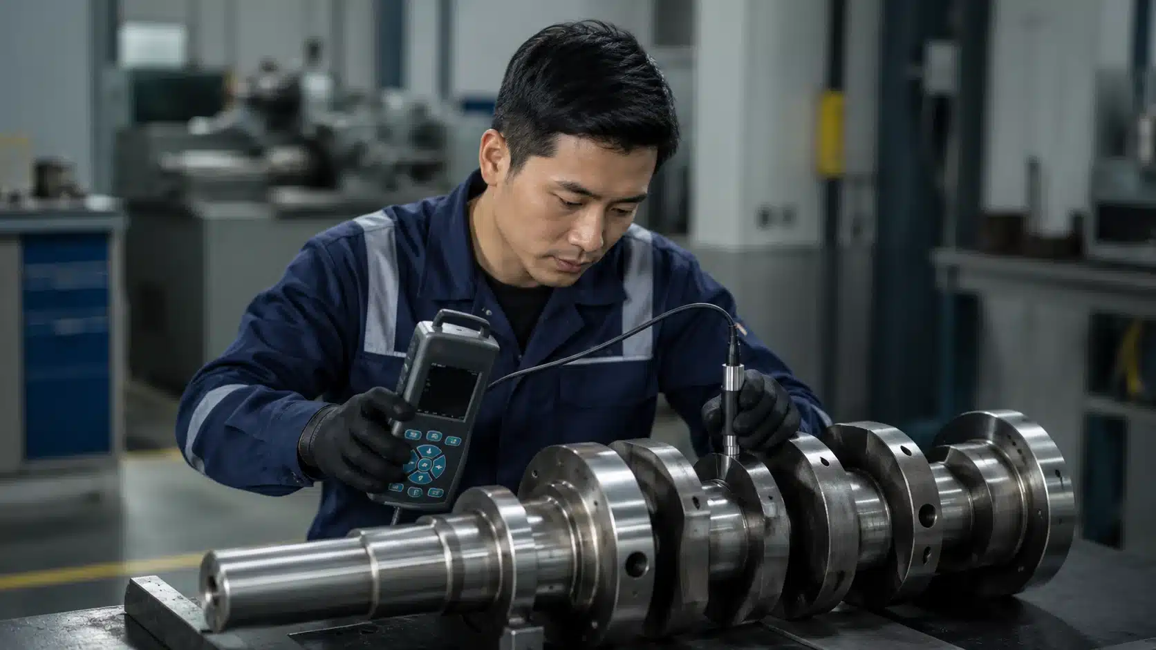 cara untuk Memastikan Kekerasan Merata pada Crankshaft Pakai NOVOTEST T-U3