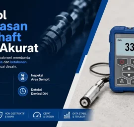 NOVOTEST TUD2 - alat ukur kekerasan logam portabel dengan probe UCI untuk camshaft non-destruktif