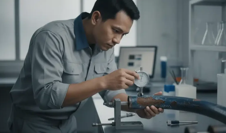 Alat Ukur Kedalaman Korosi NOVOTEST LIMIT - alat deteksi korosi bawah coating, ukur kedalaman pitting hingga 8 mm tanpa merusak