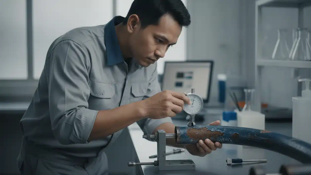 Alat Ukur Kedalaman Korosi NOVOTEST LIMIT - alat deteksi korosi bawah coating, ukur kedalaman pitting hingga 8 mm tanpa merusak