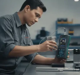 Menilai Kekerasan Batang Piston menggunakan NOVOTEST T-U3
