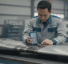 Alat Ukur Kekerasan Material NOVOTEST T-UD2 - Alat portabel digunakan untuk uji non-destruktif pada wing spar pesawat