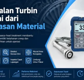 Alat Ukur Kekerasan Logam NOVOTEST TUD2 - Verifikasi kekerasan blade turbin pasca heat treatment
