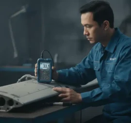 NOVOTEST T-UD2 - Alat ukur kekerasan material digital untuk inspeksi non-destruktif pada wing spar pesawat