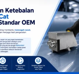 kontrol Ketebalan Hasil Repair Cat Panduan Menggunakan NOVOTEST TPN2808