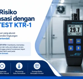 monitoring data suhu dan kelembapan di cold room farmasi menggunakan novotest ktr-1 untuk mencegah kondensasi