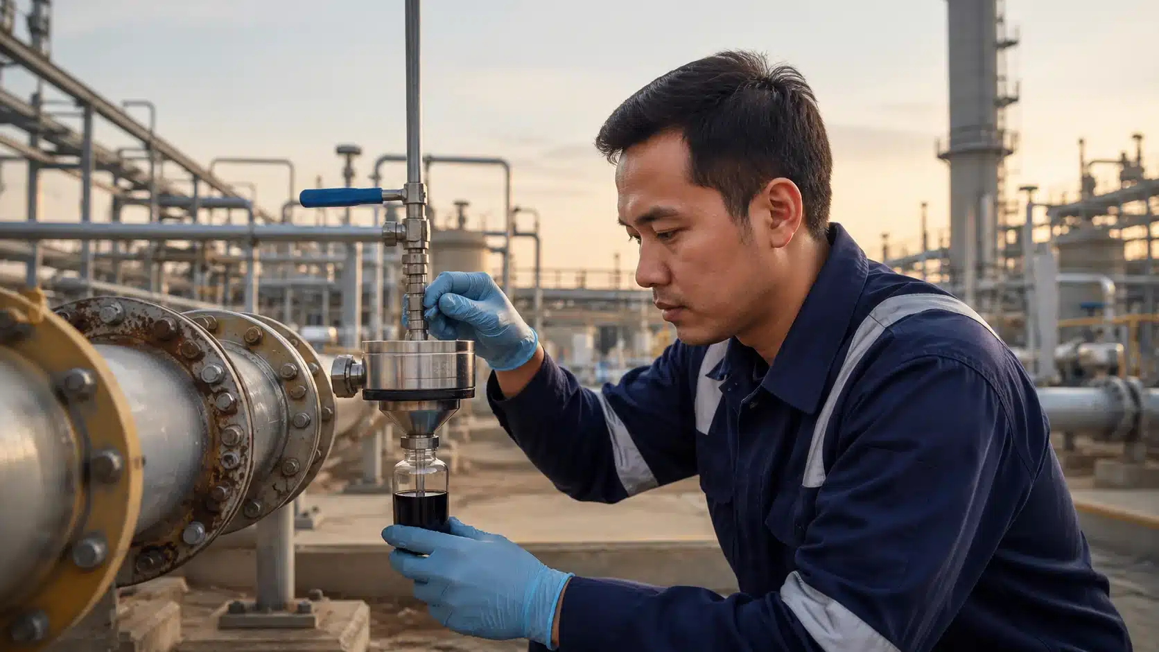 pengukuran kekentalan pada minyak mentah menggunakan viskositas untuk mencegah Gelling Crude