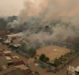 Asap karhutla tebal masih menyelimuti Kalimantan 2026 liburkan ribuan sekolah