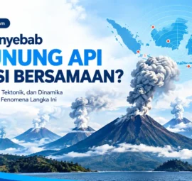 fenomena 6 gunung api alami erupsi secara bersamaan di wilayah indonesia cari tahu penyebab berdasarkan pendekatan ilmiah faktor geologi, tektonik, dan dinamika magma. Pentingya monitoring untuk mengetahui data statistik secara real-time.