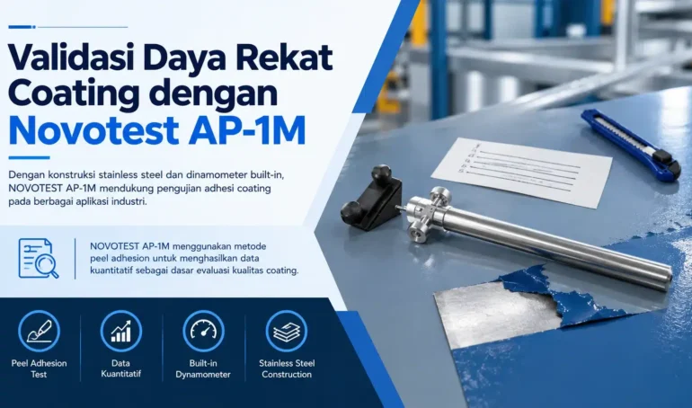 UJI DAYA REKAT COATING SECARA PRESISI DENGAN NOVOTEST AP-1M