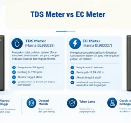 perbedaan TDS meter dan EC meter